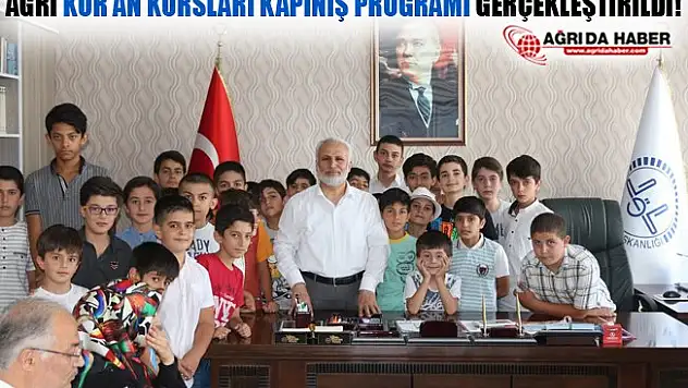 Ağrı'da Kur'an Kursu Kapanış Programı Gerçekleştirildi!