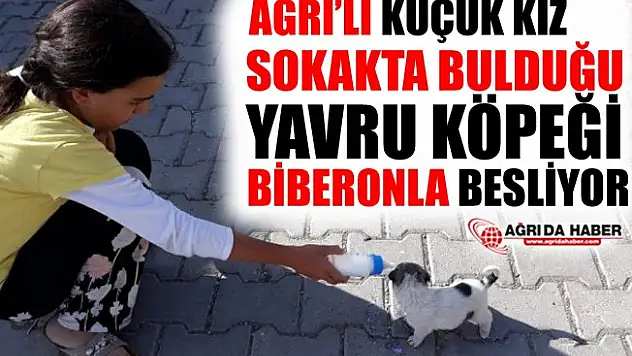 Ağrı'lı Küçük Kız'dan Örnek Davranış!