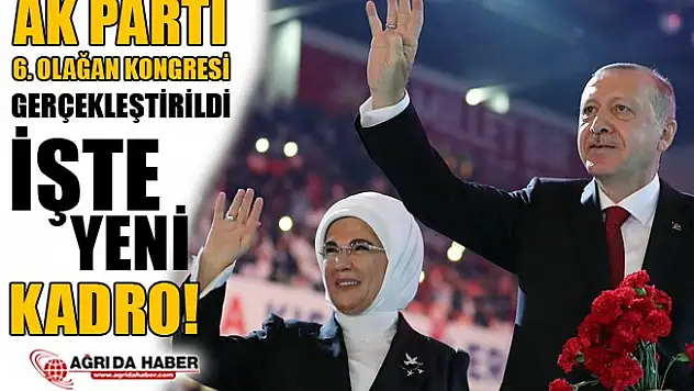 Ak Parti 6. Büyük Olağan Kongresini Gerçekleştirdi!