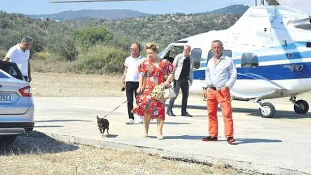 Ali Ağaoğlu Annesini Görmeye Helikopterle Geldi