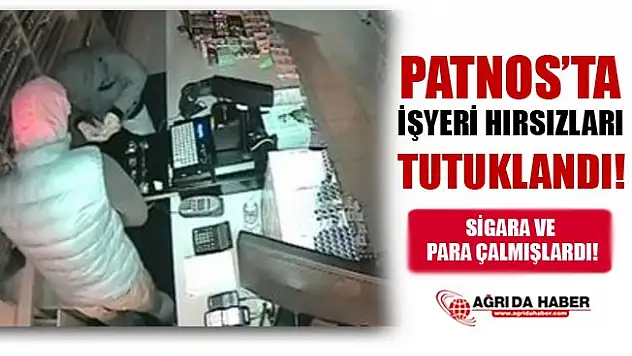 Patnos'ta İşyeri Hırsızları Tutuklandı!