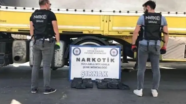 Şırnak'ta 25 Kilo Uyuşturucu Bulundu