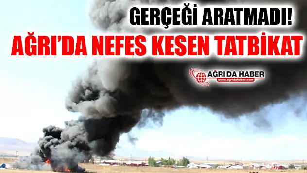 Ağrı Ahmed-i Hani Havalimanı'nda Arama Kurtarma Tatbikatı