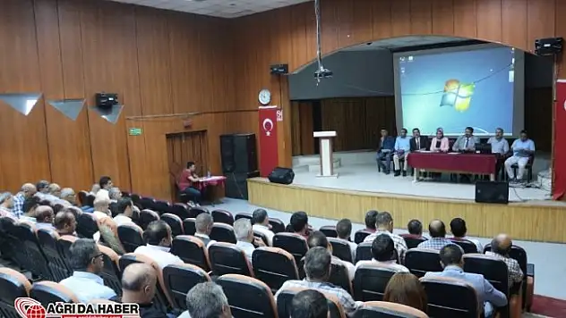 Ağrı'da Yeni Eğitim Öğretim Yılı Hazırlık Toplantısı