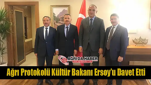 Ağrı Protokolü Ahmed-i Hani Sempozyumu için Kültür Bakanı Ersoy'u davet etti