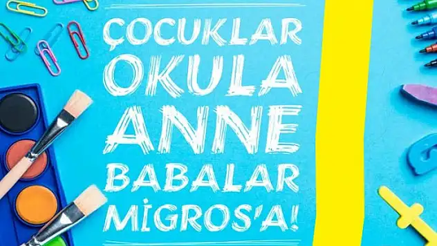 Migros 1-12 Eylül Okul Ürünleri İndirim Kampanyası