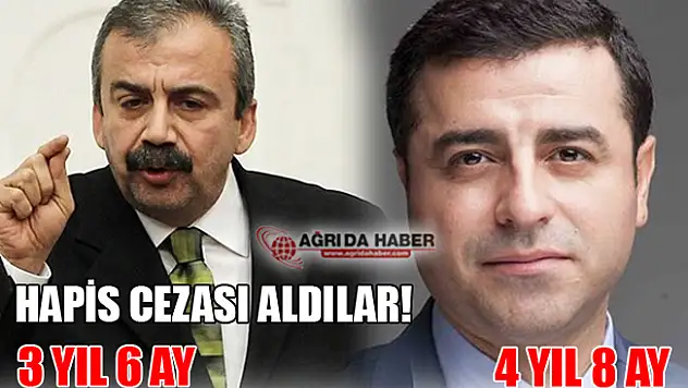Selahattin Demirtaş ve Sırrı Süreyya Önder'e Hapis Cezası!