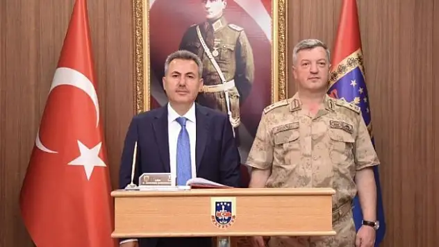 Vali Süleyman Elban'dan İl Jandarma Komutanı'na Ziyaret