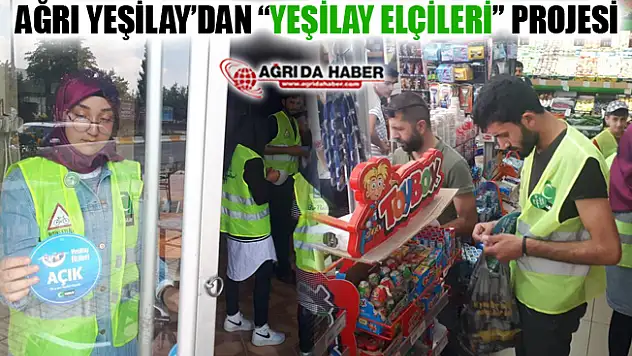Yeşilay Ağrı Şubesi'nden Yeşilay Elçileri Projesi