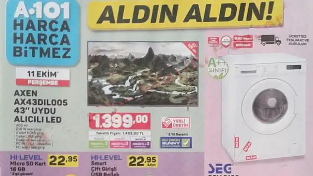 11 Ekim 2018 A101 Aktüel Ürünler Kataloğu Yayınlandı