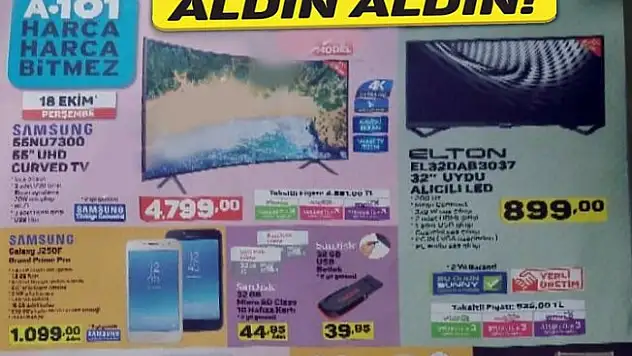 18 Ekim 2018 A101 Aktüel Ürünler Kataloğu - 18 Ekim A101