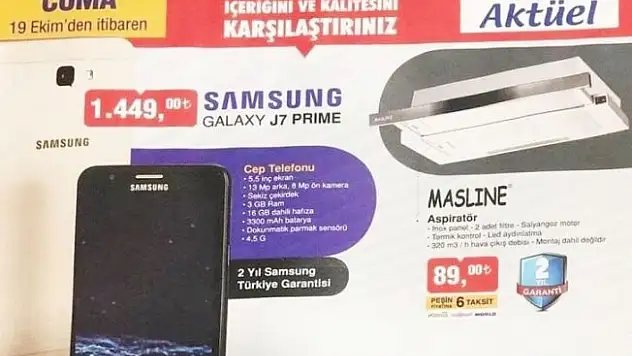 19 Ekim 2018 Cuma Bim Aktüel Ürünleri Kataloğu - 19 Ekim Cuma Bim