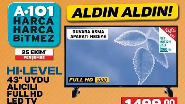25 Ekim A101 Aktüel Ürünler Kataloğu (25.10.2018 A101 Aktüel)