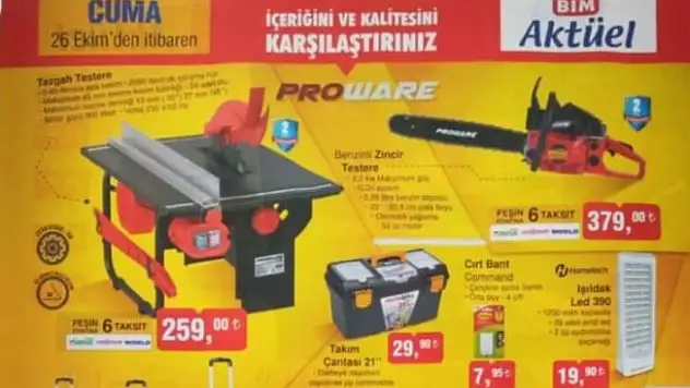 26 Ekim Cuma Bim Aktüel Ürünler Kataloğu (26.10.2018 Bim Aktüel)