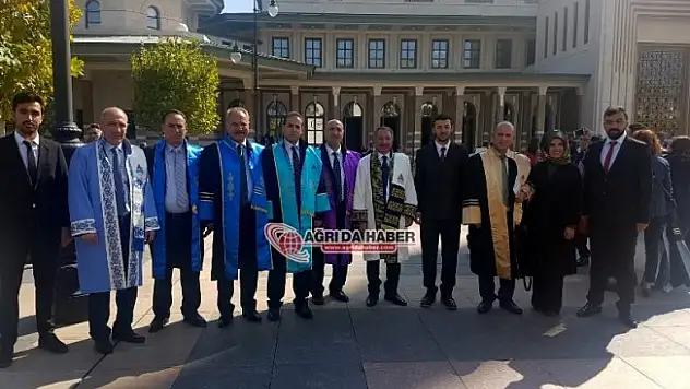Ağrı İbrahim Çeçen Üniversitesi Senatosu YÖK Akademik Açılış Törenine Katıldı