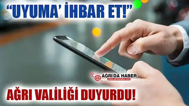 EGM'den Uyuşturucu İle Mücadelede 'UYUMA' Projesi