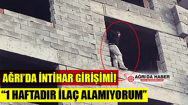 Ağrı'da İntihar Girişimi