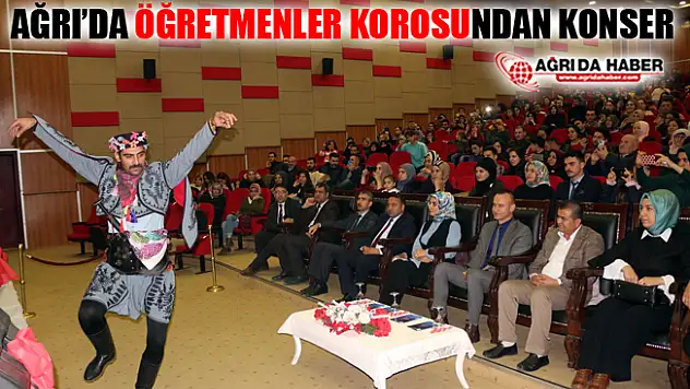 Ağrı'da Öğretmenler Korosundan Konser