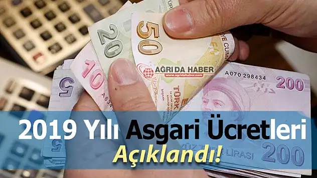 2019 Asgari Ücret fiyatları Belli Oldu! İşte Yeni Asgari Ücret