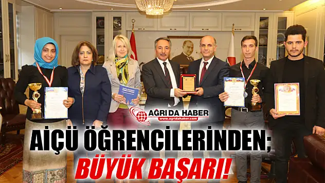 Ağrı İbrahim Çeçen Üniversitesi Öğrencilerinden Büyük Başarı