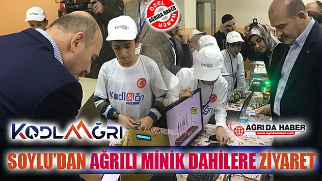 İçişleri Bakanı Süleyman Soylu KodlAğrı Projelerini İnceledi