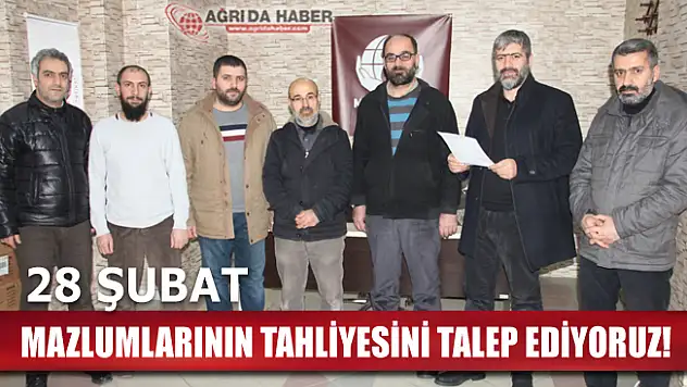 Mazlumder Ağrı 28 Şubat Mağduriyeti Devam Ediyor
