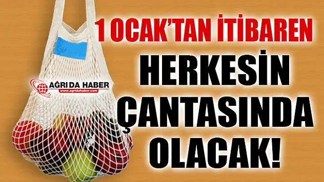 Pazar filesi geri geliyor! 1 Ocak 2019'da poşetler ücretli