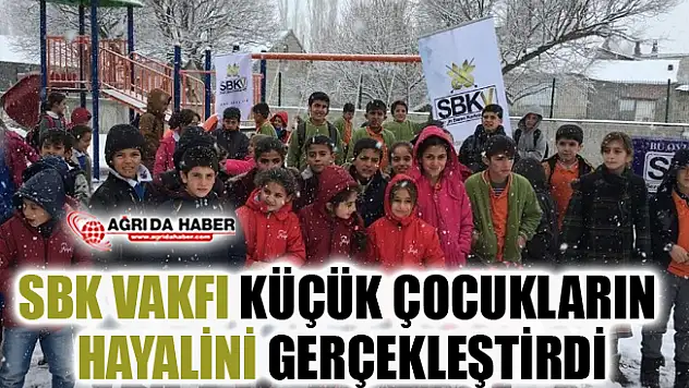 SBK Vakfı, çocukların hayallerini gerçekleştirdi