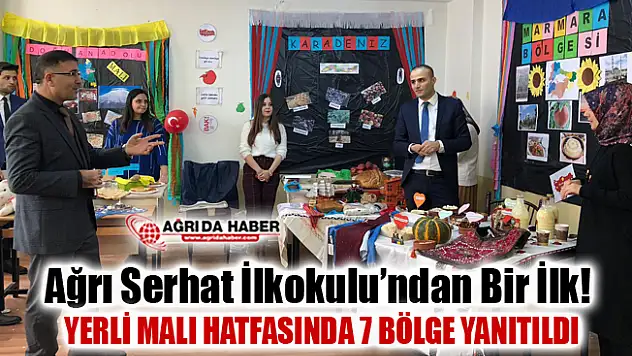 Serhat İlkokulunda Yerlimalı Etkinliğinde Bir ilk