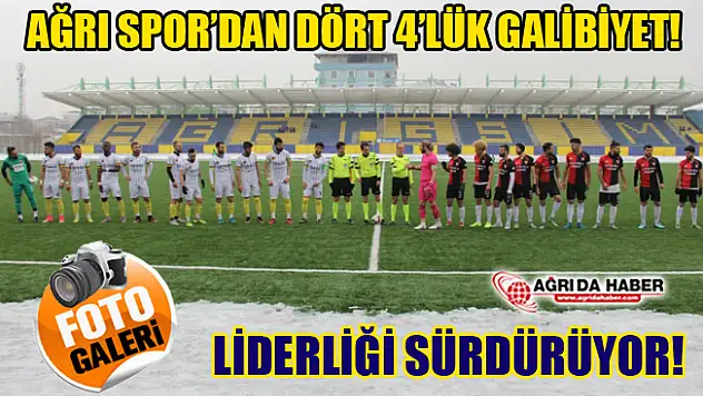 Ağrı 1970 Spor Evinde Farklı Kazandı