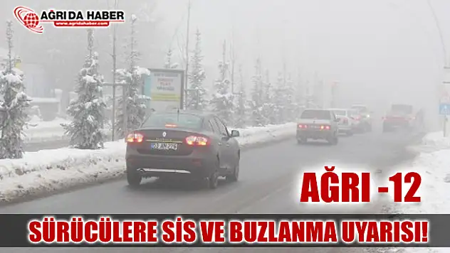 Ağrı'da Yoğun Sis ve Sıcaklık -12