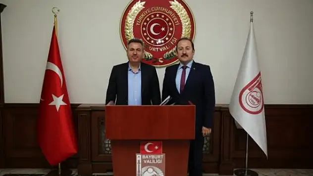 Ağrı Valisi süleyman Elban'dan Bayburt Valisi Pehlivan'a Ziyaret