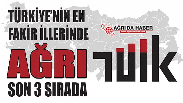 GSYH'da en fakir il Ağrı oldu