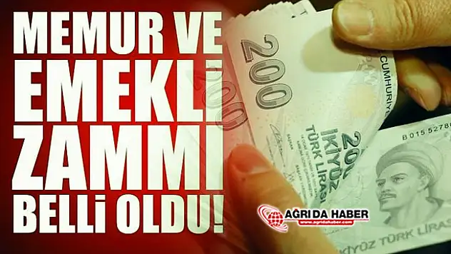 Memur ve Emekli Maaşı 2019 Zam Oranı belli oldu