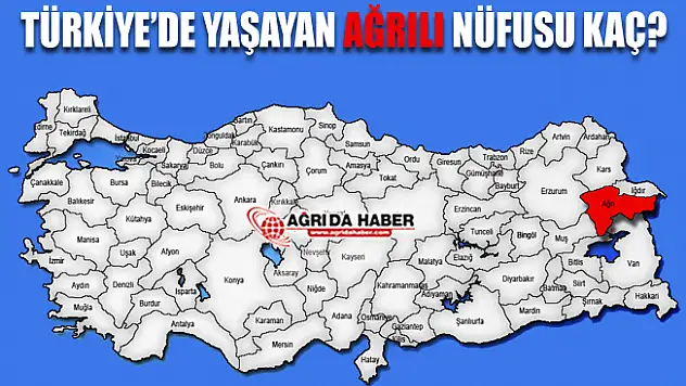 Türkiye'de Yaşayan Ağrılıların Nüfusu Kaç?