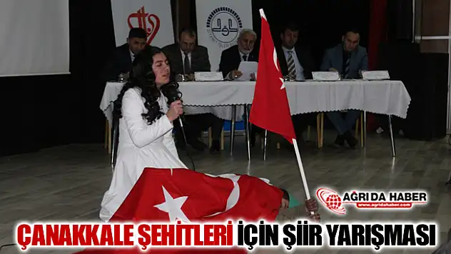 Ağrı'da Çanakkle Şehitleri için Şiir Yarışması Düzenlendi