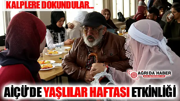 Ağrı İbrahim Çeçen Üniversitesinde Yaşlılar Haftası Etkinliği Düzenlendi