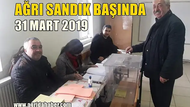 Ağrı Sabah 7.00 itibariyle Sandık Başında