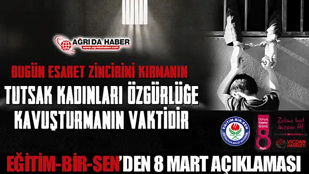 Eğitim-Bir-Sen'den 8 Mart Kadınlar Günü Açıklaması