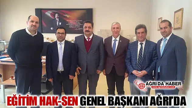 Eğitim Hak-Sen Genel Başkanı Hanifi Gökçek Ağrı'da