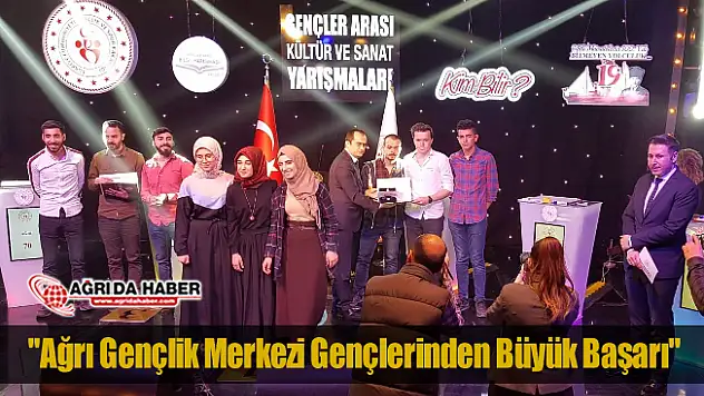 Ağrı Gençlik Merkezi Gençlerinden Büyük Başarı