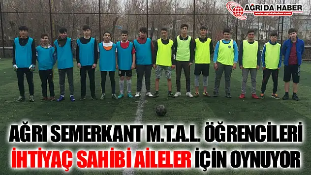 Ağrı Semerkant M.T.A.L. Öğrencilerinden Anlamlı Turnuva