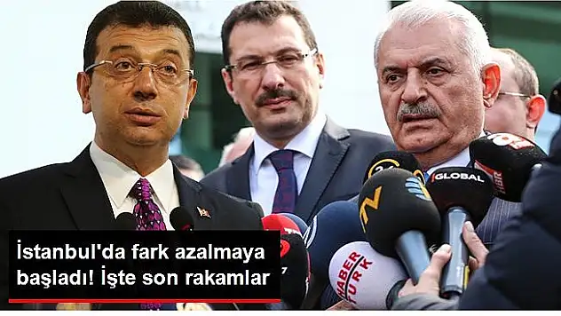 İstanbul'da Oy Sayım İşlemi Devam Ediyor! Fark Azalıyor!