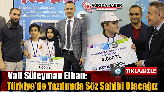 Ağrı'da Kodlama Şenliği! Ağrı Türkiye'de Yazılım konusunda söz sahibi olacak