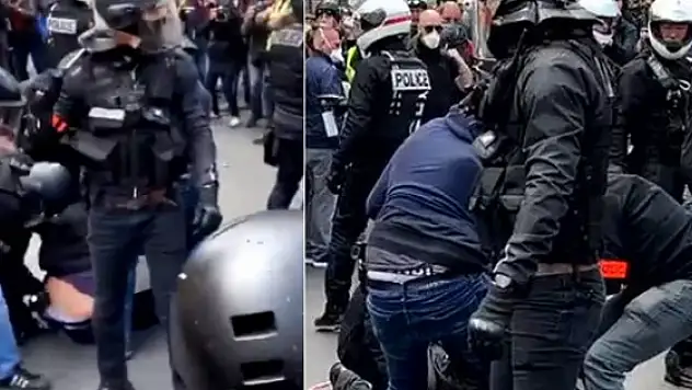 Fransız polisi Yeniden Sert Çıktı