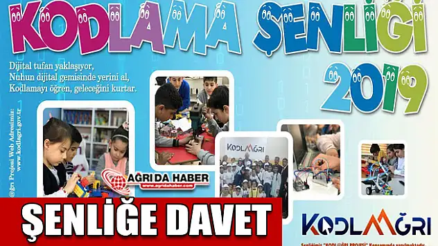 KodlAğrı Projesi ile Kodlama Şenliğine davet