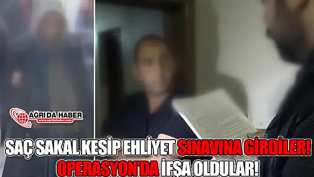 Saç Sakal Kesip Sürekli Ehliyet Aldılar!