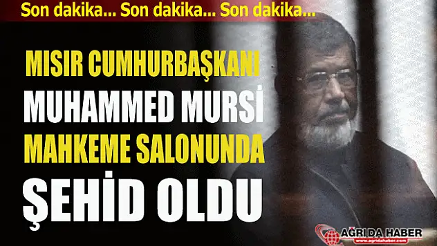 Mısır Cumhurbaşkanı Muhammed Mursi Hayatını Kaybetti!