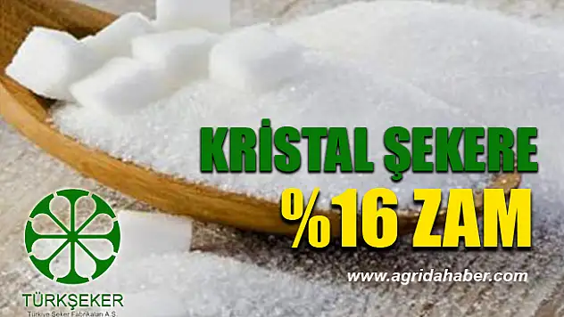 Gözümüzü Zamla açtık Kristal Şeker ve Çay'a Zam