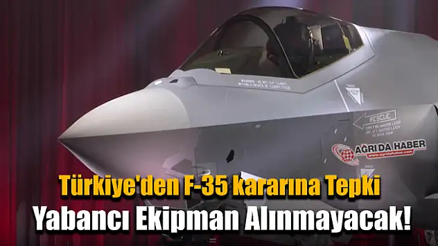 F-35 kararına Türkiye Savunma Bakanından açıklama: Yabancı Ekipman almayacağız